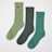 Nike   3 PACK - Everyday Plus Cushioned grün