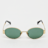 Karl Kani Og Oval Shaped Sunglasses złoty