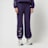 Felicious Regular Sweatpants Rhinestones fioletowy