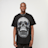 Forgotten Faces Diamond Skull Oversize Tee noir