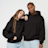 SNIPES Small Logo Essential Oversized Hoodie noir