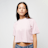 Karl Kani Small Signature Pinstripe Crop Tee violeta