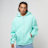 Urban Classics Fluffy Zip Hoodie turqoise