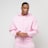Urban Classics Fluffy Zip Hoody rosa 