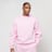 Urban Classics Fluffy Crewneck softpink rosa
