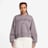 Nike   W NSW PHNX FLC OOS LOGO CREW lt violet ore/burgundy crush violeta