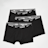 Nike   3 PACK - Everyday Cotton Boxer Brief czarny