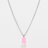 fainz Bear Chain Strawberry Milkshake argento