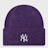 New Era Female Wide Cuff Beanie MLB New York Yankees ptp viola
