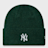 New Era Female Wide Cuff Beanie MLB New York Yankees vert