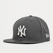 Unselected, New Era, Fitted-Cap 59Fifty Basic MLB New York Yankees, grey