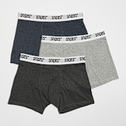 Geselecteerd, SNIPES, 3 PACK - Jersey Marine, grijs (Uitverkocht)