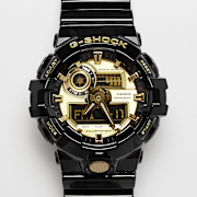 Unselected, G-SHOCK, GA-710GB-1AER, black