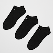 Selected, Nike, 3 PACK - Everyday Lightweight Training No-Show Socks, black