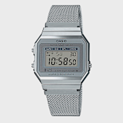 Niet geselecteerd, CASIO, Collection Retro A700WEM-7AEF, zilver