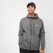 Niet geselecteerd, Nike, Club Hoodie Full Zip, grijs (Uitverkocht)