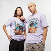 Geselecteerd, Mister Tee, Days Before Summer Oversize Tee, roze (Uitverkocht)