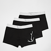 Niet geselecteerd, Karl Kani, 3 PACK - Signature Boxer Briefs, zwart (Uitverkocht)