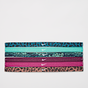 Geselecteerd, Nike, Headbands Printed (6 Pack), multicolor (Uitverkocht)