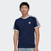 Niet geselecteerd, adidas Originals, adicolor 3-Stripes T-Shirt, blauw (Uitverkocht)