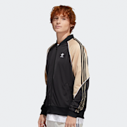 Niet geselecteerd, adidas Originals, adicolor Superstar Slim Trainingsjack, zwart (Uitverkocht)