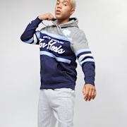 Niet geselecteerd, Mitchell & Ness, Ncaa Head Coach Hoody University Of North Carolina, blauw (Uitverkocht)