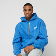 Unselected, PEQUS, Chest Logo Zip Hoodie, blue (Sold-out)