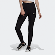Geselecteerd, adidas Originals, Dance Open Hem Leggings, zwart (Uitverkocht)