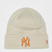 Niet geselecteerd, New Era, League Essential Cuff Beanie MLB New York Yankees, beige (Uitverkocht)