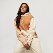 Niet geselecteerd, Karl Kani, Small Signature Block Hoodie, bruin (Uitverkocht)