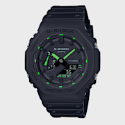 Unselected, G-SHOCK, Utility Black GA-2100-1A3ER, black (Sold-out)
