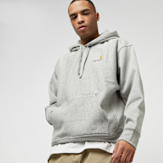 Unselected, Carhartt WIP, Hooded American Script Sweat, grey (Sold-out)