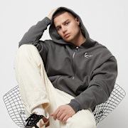 Niet geselecteerd, Karl Kani, Chest Signature Essential Zip Hoodie, grijs (Uitverkocht)