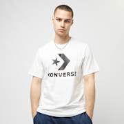 Niet geselecteerd, Converse, STANDARD FIT CENTER TAR CHEV  SS TEE, wit (Uitverkocht)
