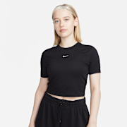 Niet geselecteerd, Nike, Sportswear Essential Slim Crop Tee, zwart (Uitverkocht)