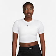 Geselecteerd, Nike, Sportswear Essential Slim Crop Tee, wit