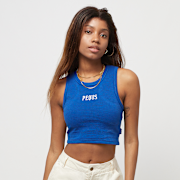 Selected, PEQUS, Logo Crop Top, blue