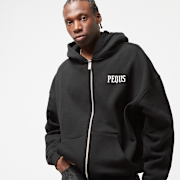 Selected, PEQUS, Chest Logo Zip-Hoodie, black (Sold-out)