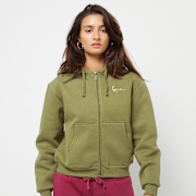 Niet geselecteerd, Karl Kani, Chest Signature Essential Zip Hoodie, groen (Uitverkocht)