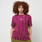 Niet geselecteerd, Karl Kani, Small Signature Pinstripe Os Tee, rood (Uitverkocht)