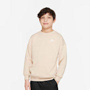 Unselected, Nike, Club Fleece Oversized Sweatshirt, beige (Sold-out)