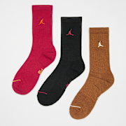 Niet geselecteerd, Jordan, 3 PACK - Everyday Crew Socks, wit (Uitverkocht)