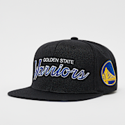 Niet geselecteerd, Mitchell & Ness, NBA Team Script 2.0 Snapback Golden State Warriors, zwart (Uitverkocht)