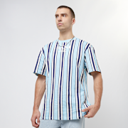 Niet geselecteerd, Karl Kani, Retro Striped Tee, blauw (Uitverkocht)