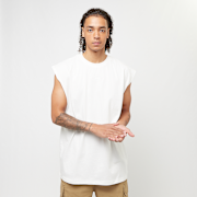 Unselected, Karl Kani, Small Signature Essential Sleeveless Tee, white (Sold-out)