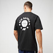Unselected, New Balance, Hoops Graphic T-Shirt, black (Sold-out)