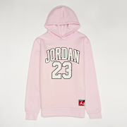 Selected, Jordan, High Brand Read Fleece Pullover, light pink