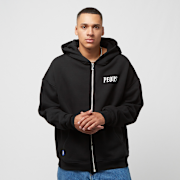 Niet geselecteerd, PEQUS, Island of Heartbreaks Chrom Zip Hoodie, zwart (Uitverkocht)