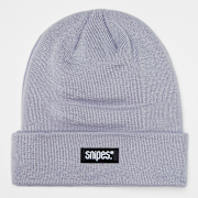 Unselected, SNIPES, Woven Label Basic Logo Beanie grey melange, purple (Sold-out)