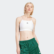 Niet geselecteerd, adidas Originals, adicolor 3-Stripes Bra, wit (Uitverkocht)